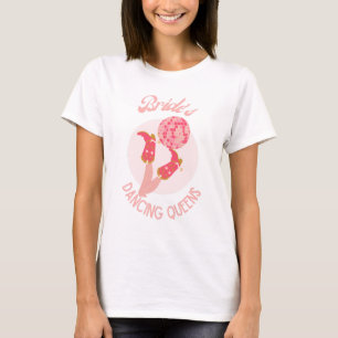 T-shirt Rétro années 70 Mariée Dancing Queens Enterrement