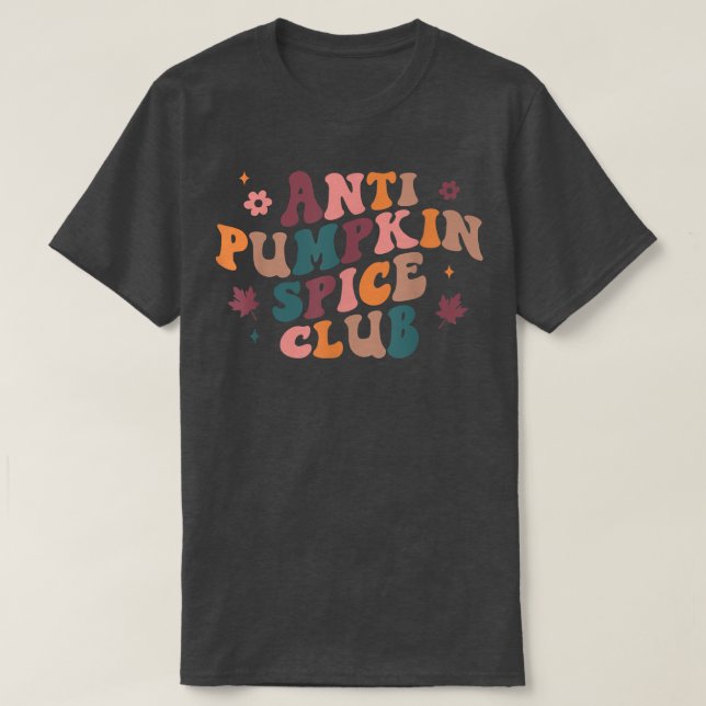T-shirt Retro Anti Citrouille Spice Club Citrouille Seine  (Design devant)
