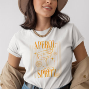 T-shirt Retro Aperol Spritz Italien Cocktail Graphique