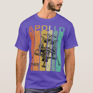 T-shirt Retro Apollo 11 50e Anniversaire Lune Landing