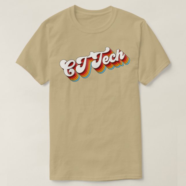 T-shirt Rétro Appréciation de l'emploi technique CT (Design devant)