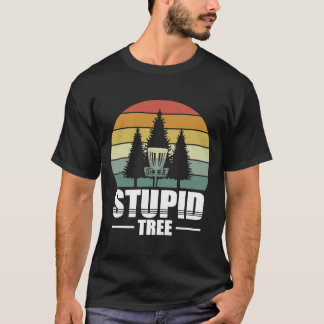 T-shirt Rétro Arbre Stupide Disque Golf Lecteur 2