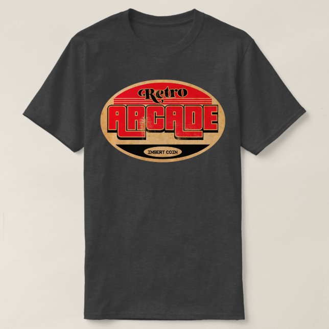 T-shirt Retro Arcade Gamer (Design devant)
