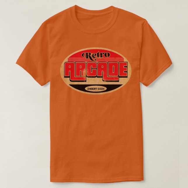 T-shirt Retro Arcade Gamer (Design devant)