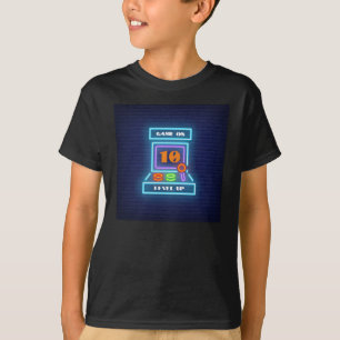 T-shirt Retro Arcade Jeu Anniversaire