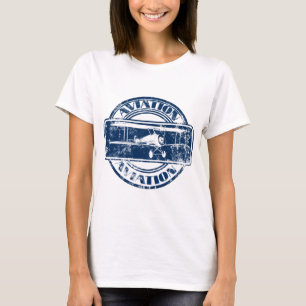 T-shirt Rétro art d'aviation