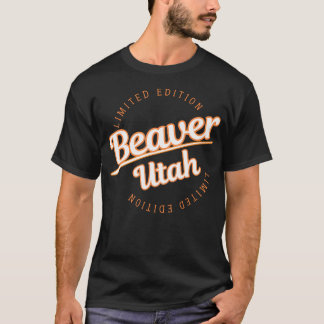 T-shirt Retro Athletic Beaver Ut