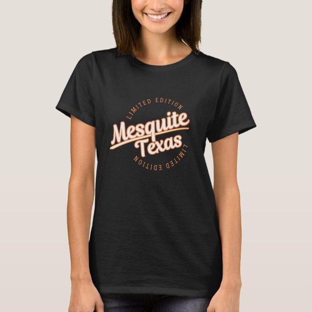 T-shirt Retro Athletic Mesquite TX Appareils (Devant)