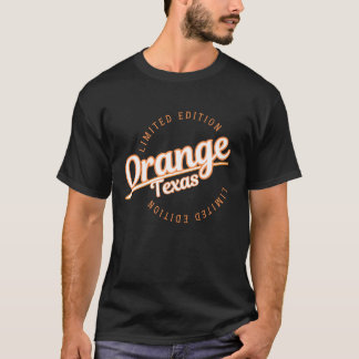 T-shirt Retro Athletic Orange TX Appareils
