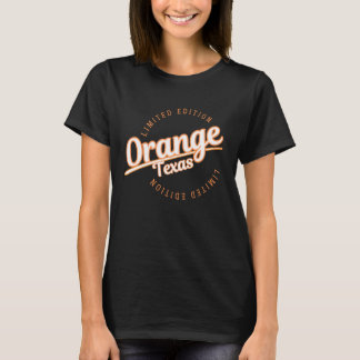 T-shirt Retro Athletic Orange TX Appareils
