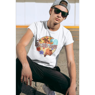 T-shirt Rétro Aucune mauvaise journée Rétro Streetwear