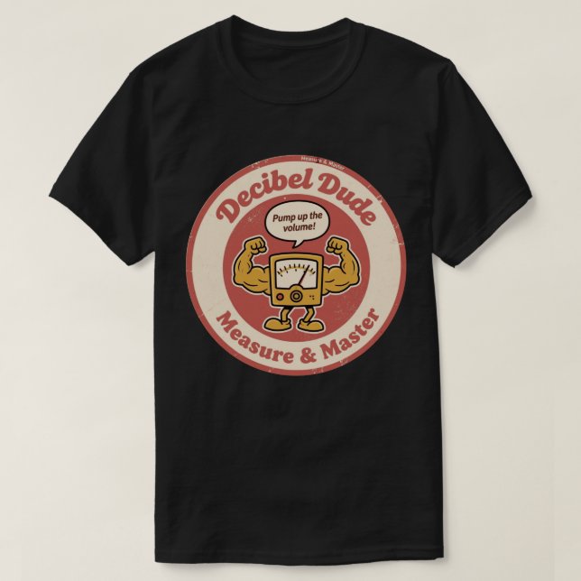 T-shirt Rétro Audiologie Force Art (Design devant)
