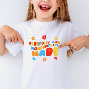 T-Shirt Rétro Avec Peur & Merveilleux Psaumes Fabriqués 13
