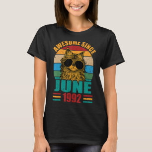 T-shirt Retro Awesome depuis juin 1992 30e anniversaire 30