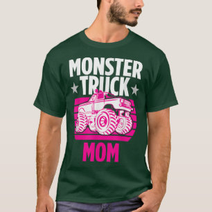 T-shirt Retro Awesome Monster Truck Maman Tricks Stunts Wh