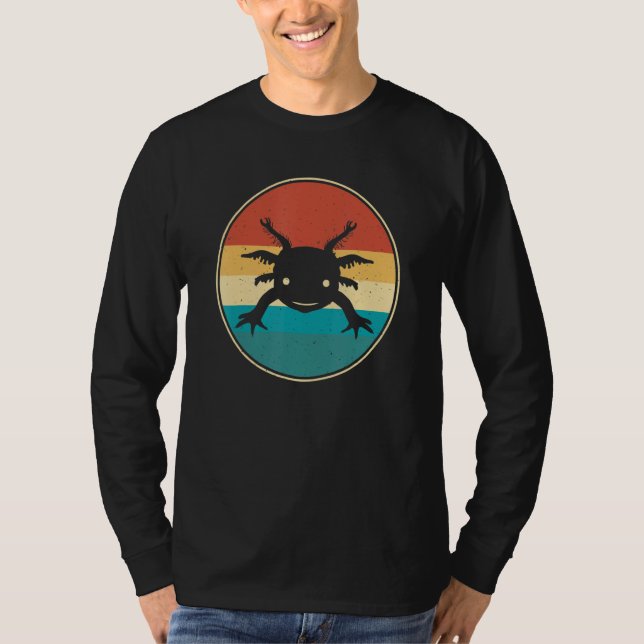 T-shirt Retro Axolotl  Axolotls  Vintage (Devant)