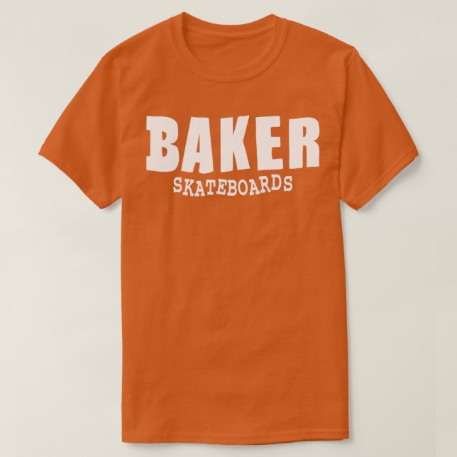 T-shirt Retro Baker Skate Design (Design devant)