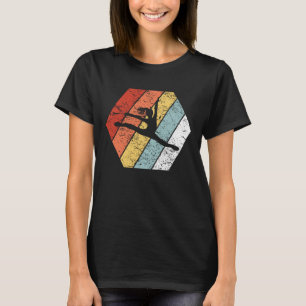 T-shirt Rétro bâton vintage drôle tournoyant le style 8