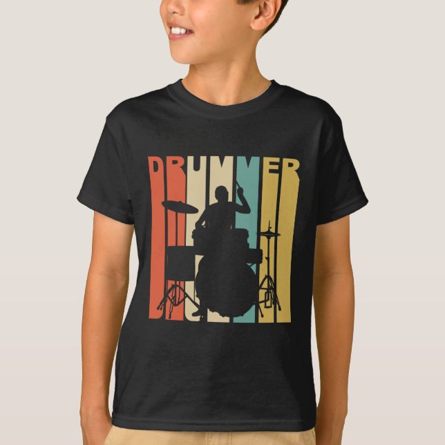 T-shirt Rétro batteur (Devant)