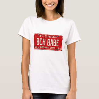 T-shirt Rétro Beach Babe 1969 | Graphisme de plaque d'imma