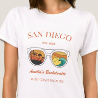 Retro Beach Bachelorette Party filles Voyage Perso