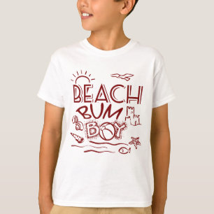 T-shirt Retro Beach Bum Boy