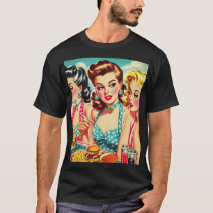 T-shirt Retro Beauty Pin Up