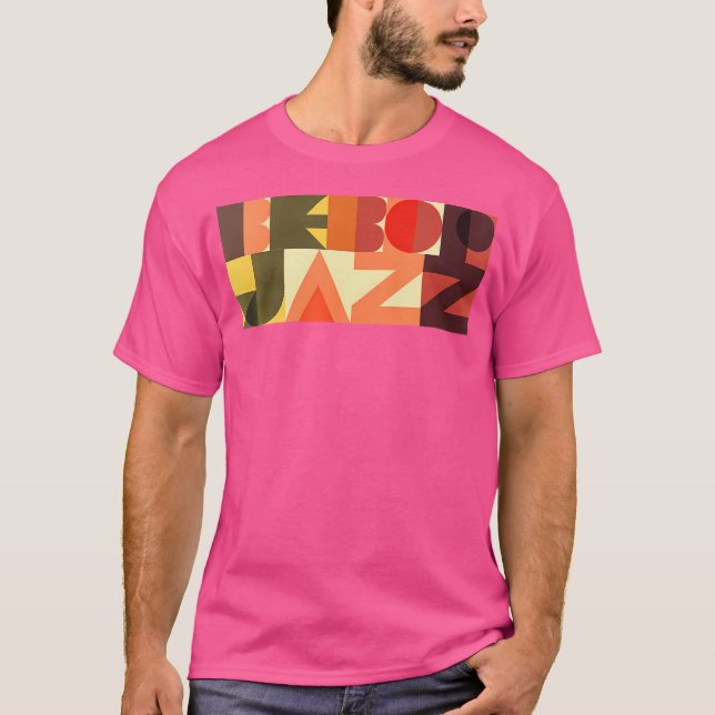 T-shirt Retro Bebop Jazz Tee 90S Jazz (Devant)