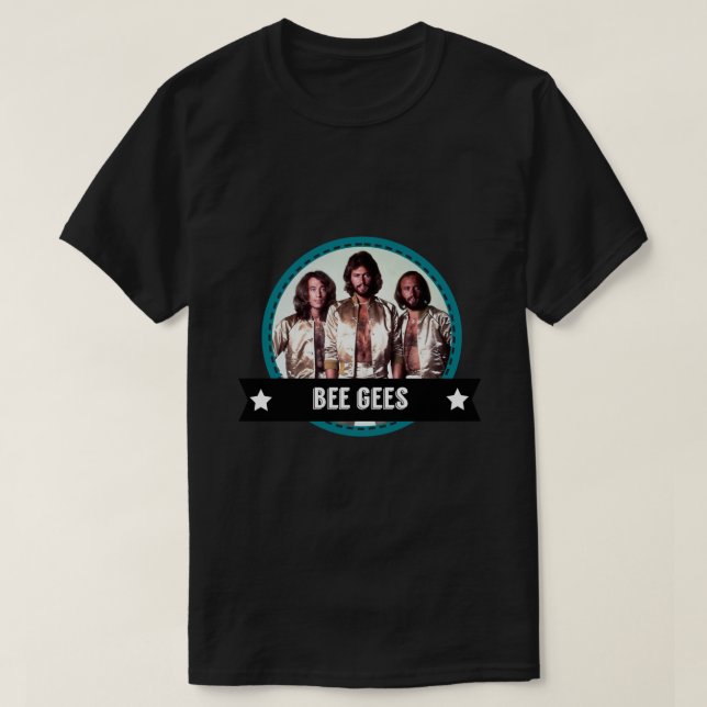 T-shirt Retro Bee Gees Band les années 70 Tribute Icons (Design devant)
