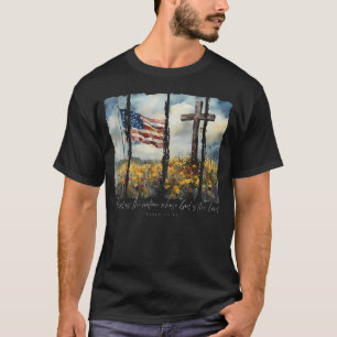 T-shirt Rétro Béni Est Le Peuple Dont Le Dieu Est Le Seign