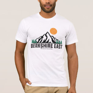 T-shirt Retro Berkshire East Ski Mountain Sunset