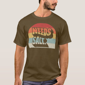T-shirt Retro Besoins Vintages Salt Funny Cuisine Chef