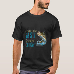 T-shirt Rétro Bien Sûr Je Viens Rapidement J'Ai Du Poisson