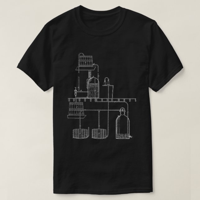 T-shirt Rétro bière faisant l'équipement (Design devant)