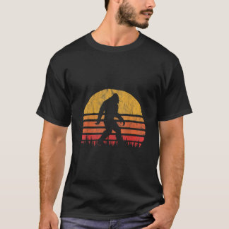 T-shirt Rétro Bigfoot Silhouette Sun Believe Original 80s