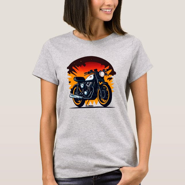 T-shirt Retro Biker (Devant)