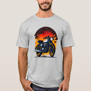 T-shirt Retro Biker