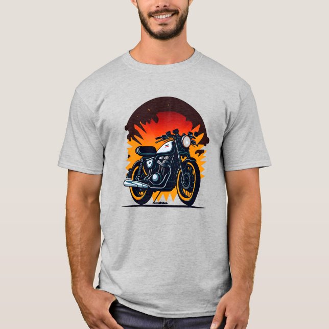 T-shirt Retro Biker (Devant)