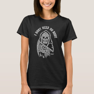 T-shirt Retro Biker Décès Grim Reaper Vêtements bas brow N