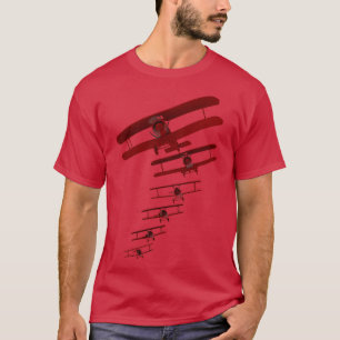 T-shirt Retro Biplane Graphic