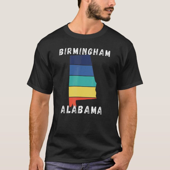 T-shirt Retro Birmingham Alabama Appareils (Devant)