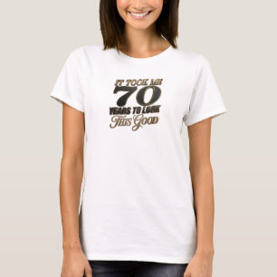 T-shirt Retro Blue A PRIS 70 ANS BONNE Impression Créative