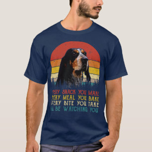 T-shirt Retro Bluetick Coonhend Chaque Snack Que Vous Fait