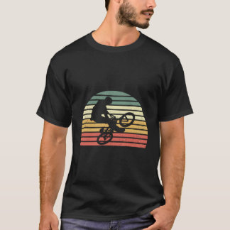 T-shirt Retro Bmx Vélo Ride Cadeau I Vintage Vélo Bmx Bicy