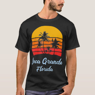 T-shirt Retro Boca Grande Floride Vacances été Cadeau