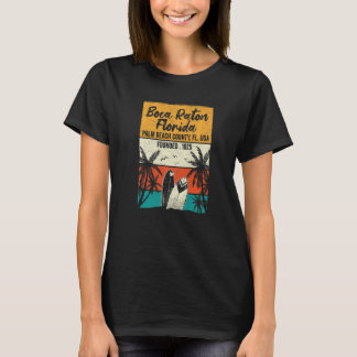 T-shirt Retro Boca Raton FL Vintage Florida Men Women Kids