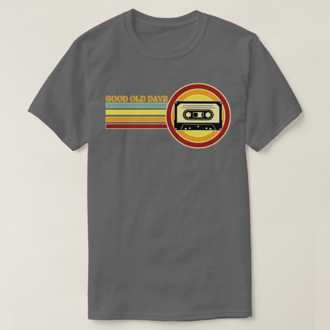 T-shirt Retro Bon vieux jours (Design devant)