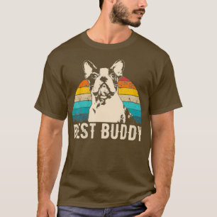 T-shirt Retro Boston Terrier Hommes Femmes Enfants Cadeau