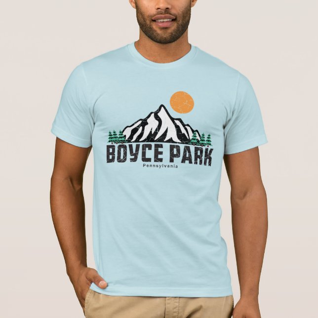 T-shirt Retro Boyce Park Pennsylvanie (Devant)