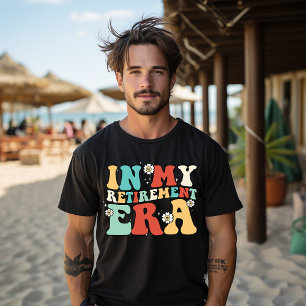 T-shirt Rétro Branché À Mon Ère De Retraite Retraité 2024